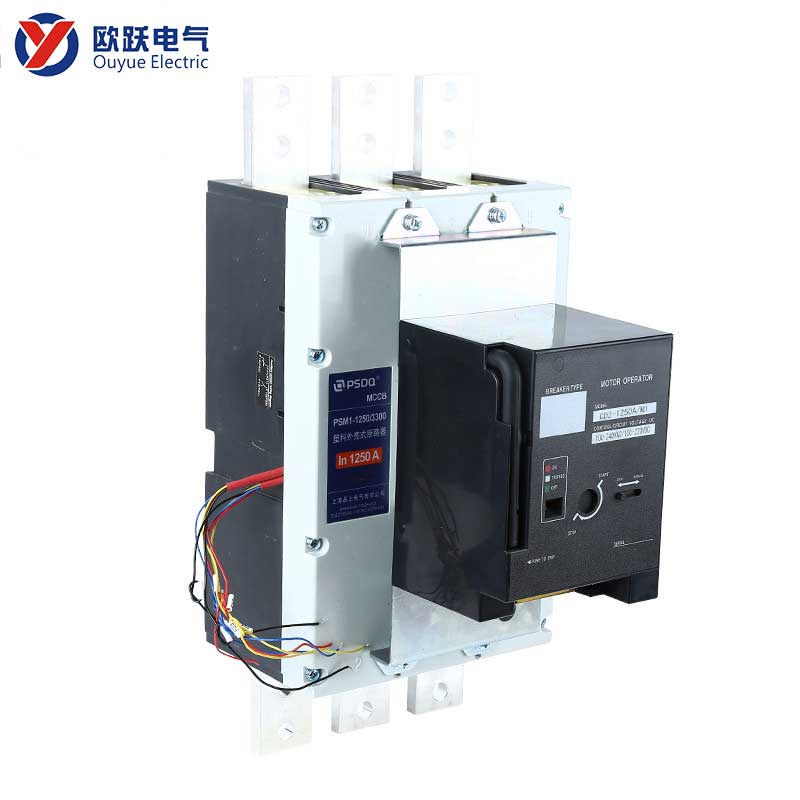 MCCB 3P 1250A con operatore elettrico