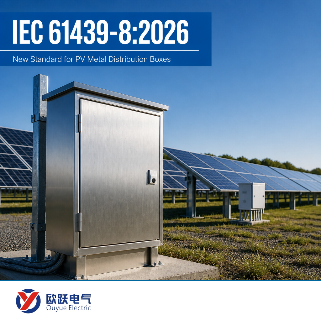Nuove norme IEC 61439-8:2026 per le scatole di distribuzione in metallo fotovoltaico