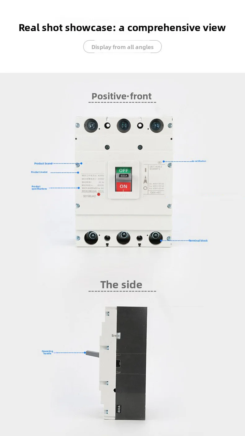 Enclosed Circuit Breaker 250A 3P